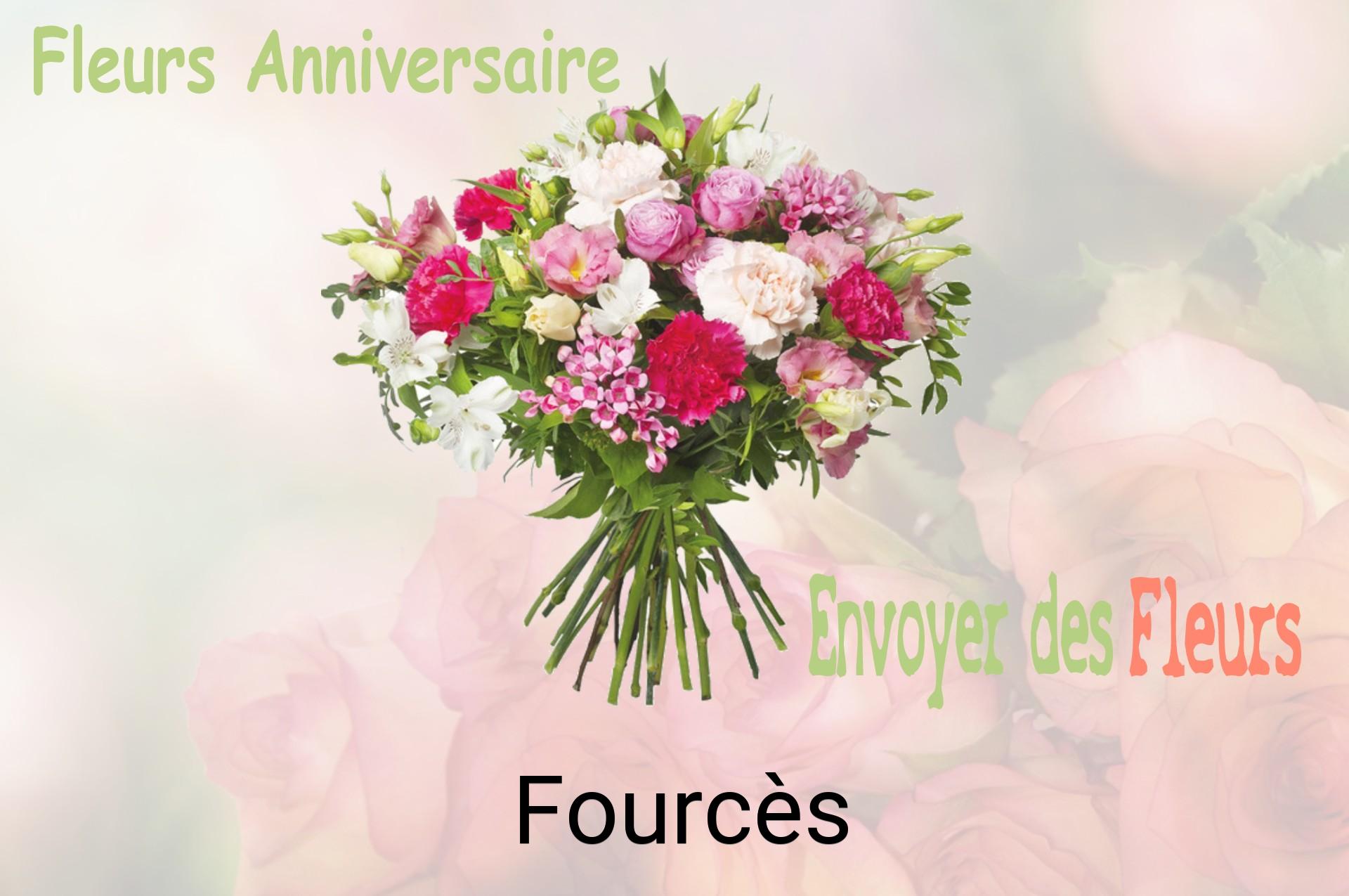 Bouquet de fleurs d’anniversaire livré à Fourcès