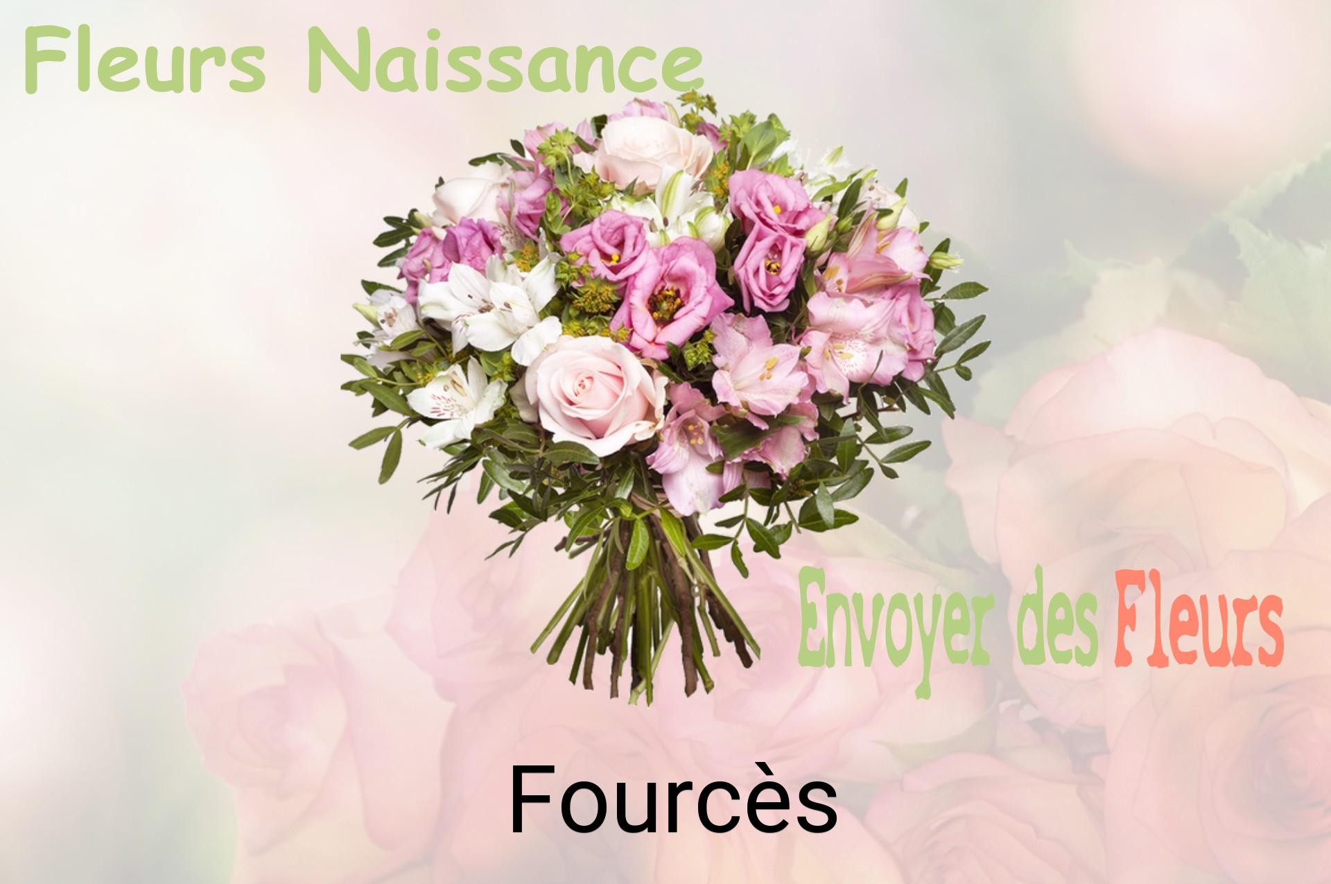 Bouquet de fleurs de naissance livré à Fourcès